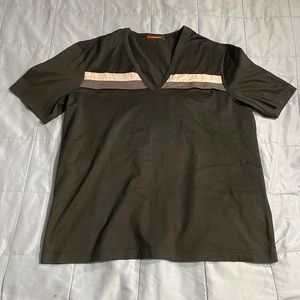PRADA MILANO V-NECK T SHIRT